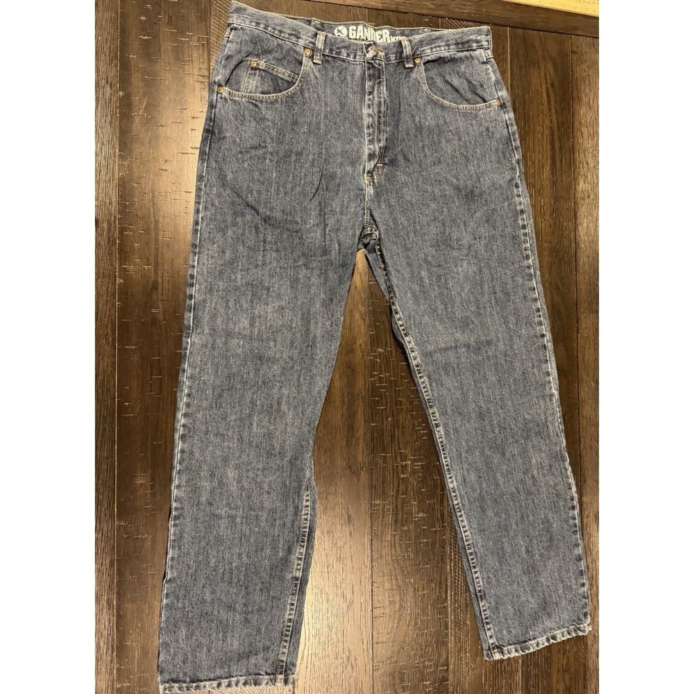 Gander Mountain Blue Jeans 38 x 32 Original Regular Mens Cotton Denim